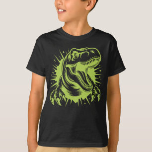 T-Rex Breaking Through Kids T-Shirt