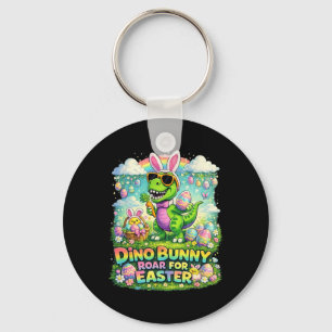 T-rex Bunny Costume Easter Outfit For Boys And Kid Keychain