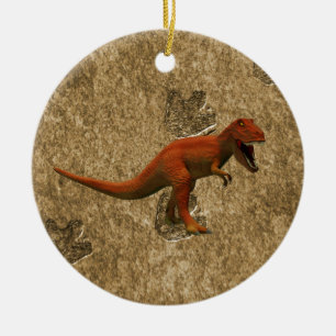 T Rex Ceramic Ornament