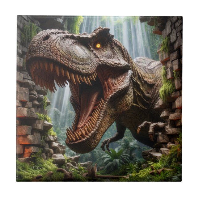 T-Rex Ceramic Tile (Front)