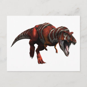T-rex Charge Postcard