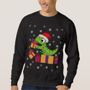 T-Rex Christmas Gift Funny Dinosaur Ugly Christmas Sweatshirt