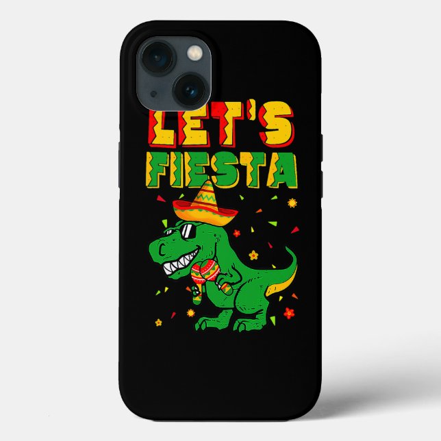 T Rex Cinco De Mayo Tee Tyrannosaurus Dinosaur Let Case-Mate iPhone Case (Back)