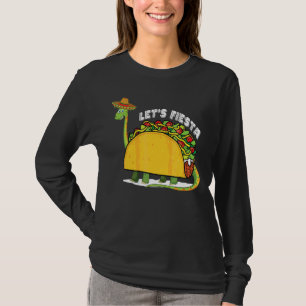 T Rex Cinco De Mayo Tyrannosaurus Dinosaur Lets F T-Shirt