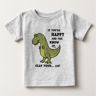T-Rex Clap II Baby T-Shirt