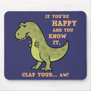 T-Rex Clap II Mouse Pad