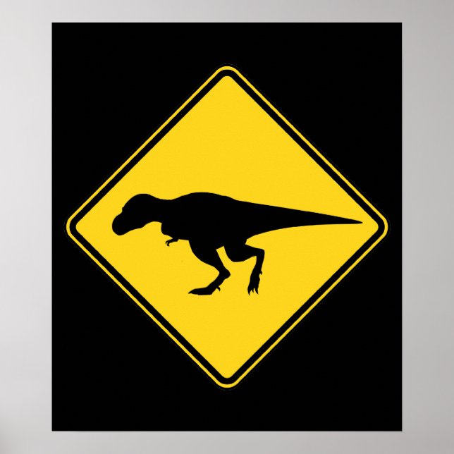 T-Rex Crossing Poster (Front)