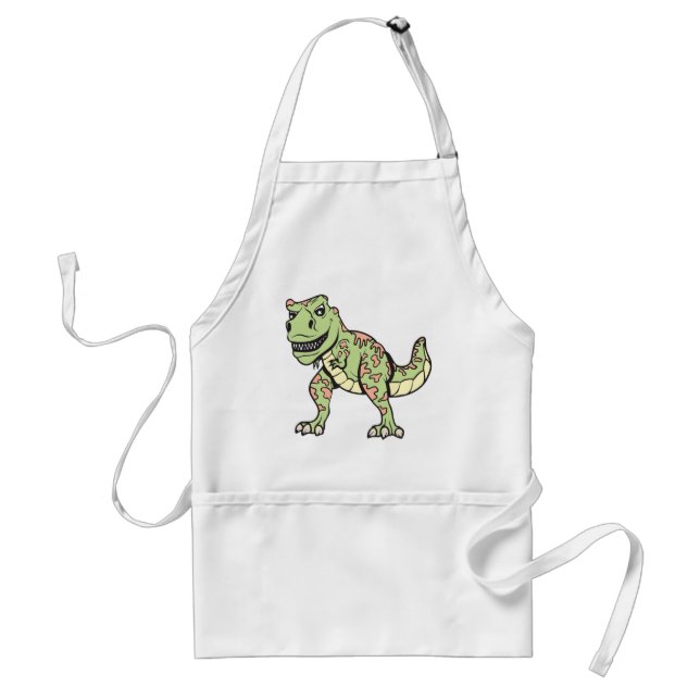 T-rex!  Customizable! Standard Apron (Front)