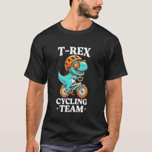 T-Rex Cycling Team Riding Bicycle T-Shirt