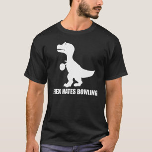 T-Rex déteste le T-shirt foncé de roulement