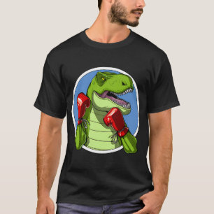 T-Rex Dinosaur Boxing T-Shirt