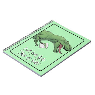 T-Rex Dinosaur Card Game Poker Playing Cards Notebook