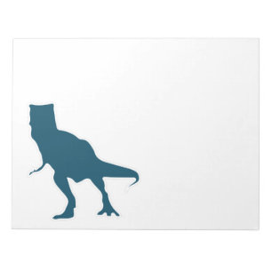 T-rex dinosaur cartoon boys notepad