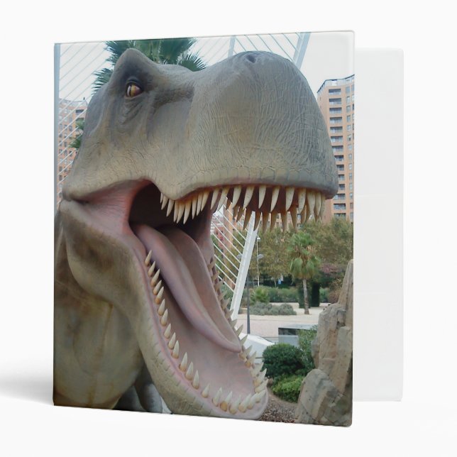 T-Rex Dinosaur Classeur (Devant/intérieur)