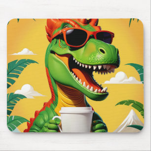 T-Rex Dinosaur Funny  Mouse Pad