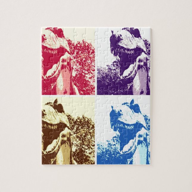 T-Rex Dinosaur Jigsaw Puzzle (Vertical)