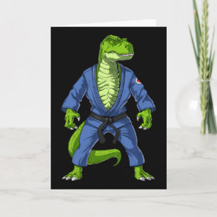 T-rex Dinosaur Jiu-jitsu Judo Ninja Martial Arts K Card