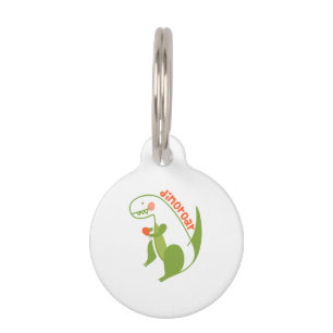 T Rex Dinosaur Pet Tag