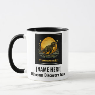 T=Rex Dinosaur Prehistoric Moon Mug