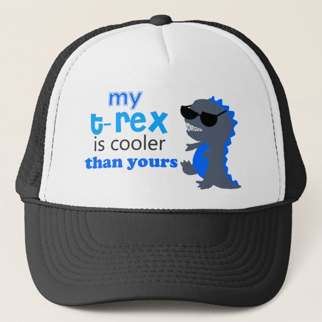 T-rex Dinosaur shirt trex Trucker Hat (Front)