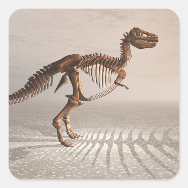 T. rex Dinosaur Skeleton stickers (Front)