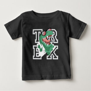T-Rex Dinosaur Sunglasses Baby T-Shirt