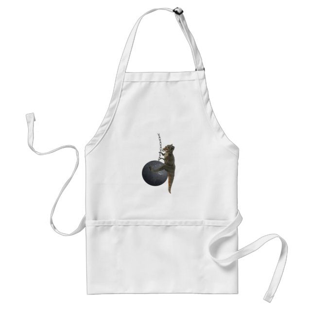 T-Rex Dinosaur Wrecking Ball Standard Apron (Front)