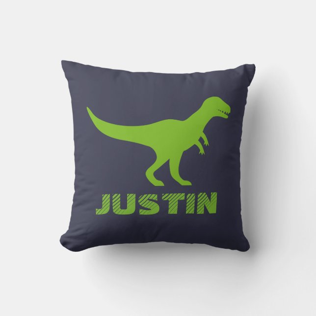 T Rex dinosaure jetez oreiller personnalisé pour l (Recto)