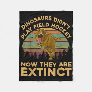 T Rex Dinosaurs Didnt Play Field Hockey Now They A Fleece Blanket