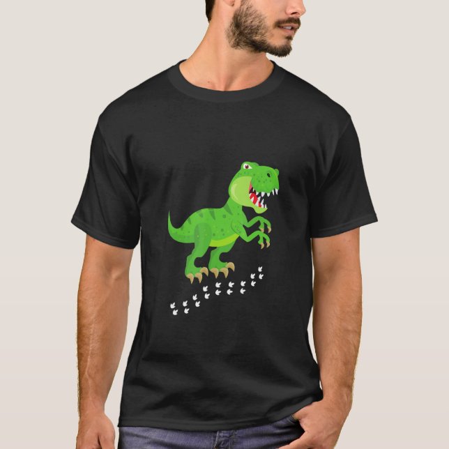 T REX Dinosaurs Kids Fun T-Shirt (Front)