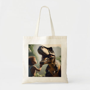 T-rex Dinosaurs Love A Pat, Tote Bag