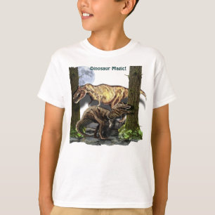 T-REX DINOSAURS, TREES & MOON Tee Rex Shirt
