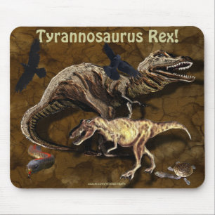 T-Rex Dinosaurs & Wildlife Mousepad