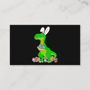 T Rex Easter Bunny Dinosaur Eggs For Boys Girls Ki Business Card