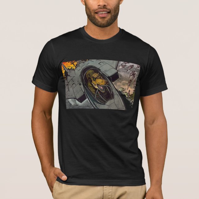 T-Rex F-16 T-Shirt (Front)