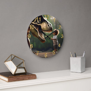 T-rex Face Your Fears, Large Clock