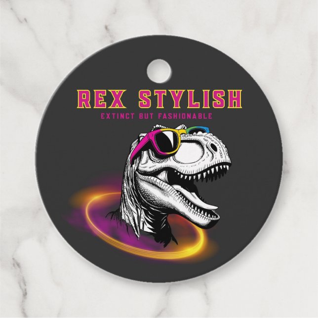 T-Rex Fashion Reminder Label (Front)
