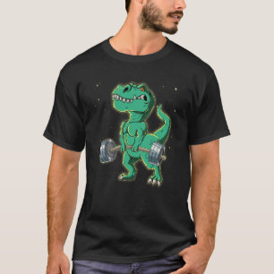 T rex Gym Weight Training Deadlift  2 T-Shirt