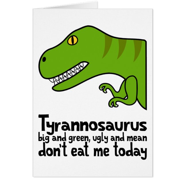 T-Rex Haiku (Front)