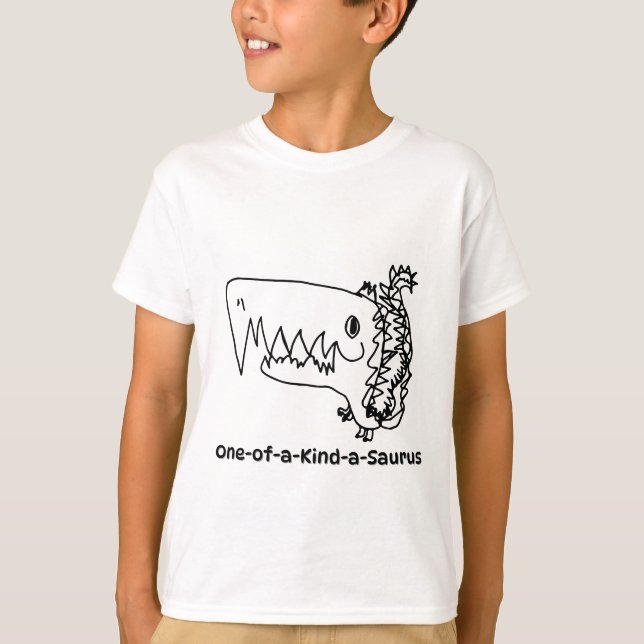 T-Rex | Hand-Drawn Dinosaur T-Shirt (Devant)