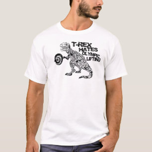 "T-Rex Hates Olympic Lifting" Fitness Tee