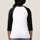 T-Rex Hates Push-Ups $24.95 Womens Raglan T-Shirt (Back)