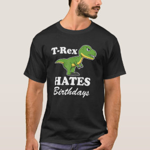 T Rex Hates  Quote Arms Dino   Trex T-Shirt