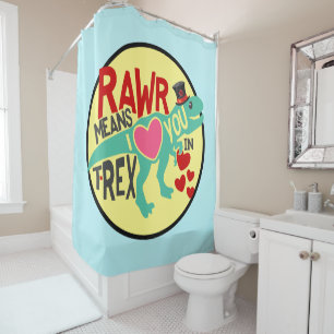 T-Rex in a Top Hat Rawr Means I Love You Funny