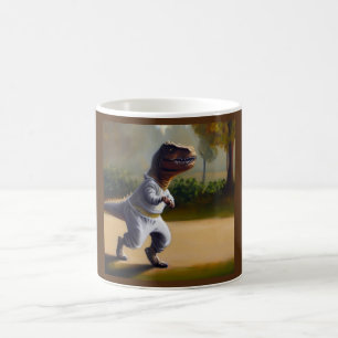 T Rex Jogging Coffee Mug