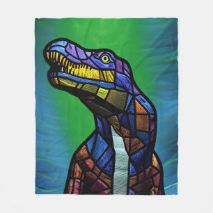T-Rex King Of The Dinosaurs Fleece Blanket