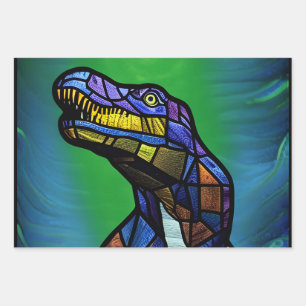 T-Rex King Of The Dinosaurs Wrapping Paper Sheet