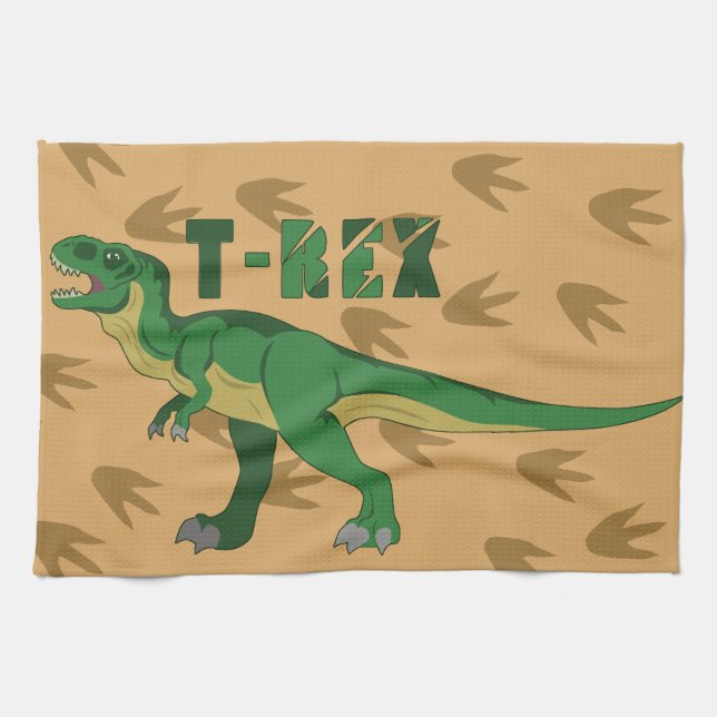 T-Rex Kitchen Towel (Horizontal)