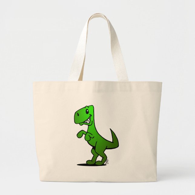 T-Rex Large Tote Bag (Front)