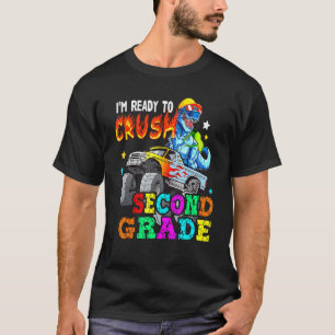 T Rex on Monster Truck - Im Ready to Crush Second  T-Shirt